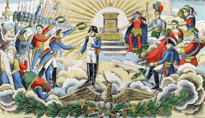 Apotheosis of Napoleon I (1769-1821) by D. Georgin